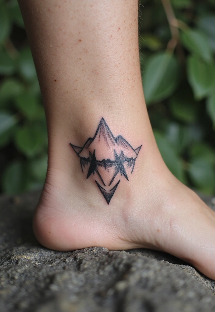 15 Minimalist Small Tattoo Ideas You’ll Wish You Had Sooner! - 10. Minimalist Mountaintops